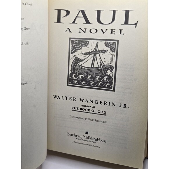 Paul: A Novel by Walter Wangerin Jr. , hardcover - Picture 8 of 12